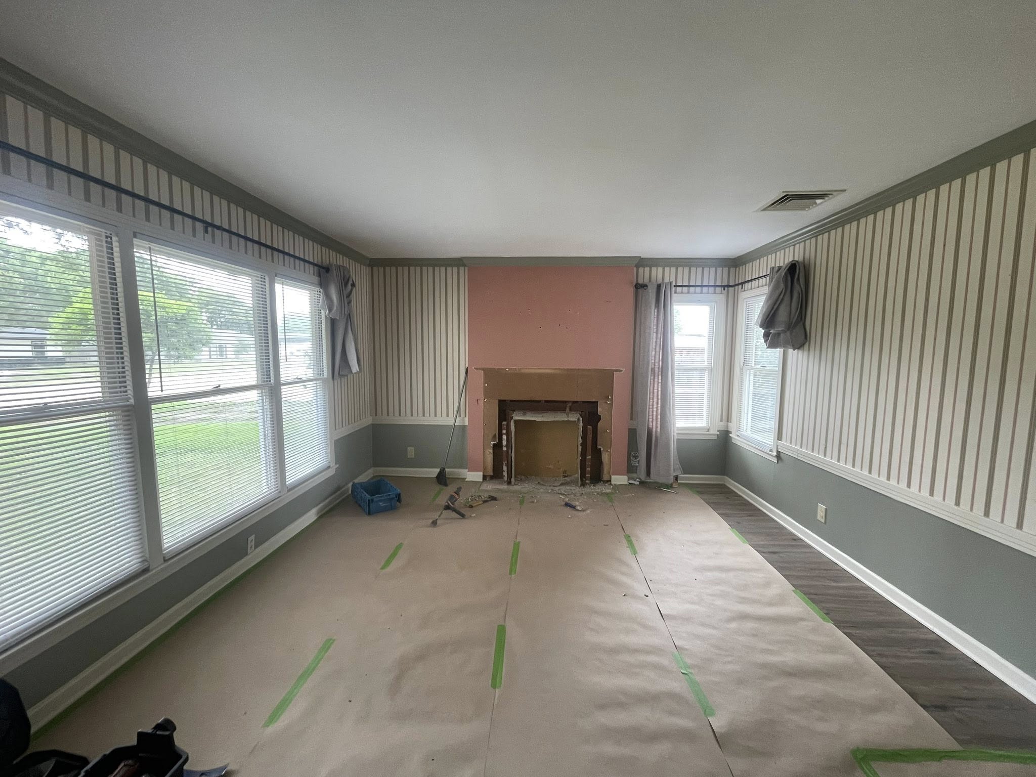 Basement finishing and remodeling project